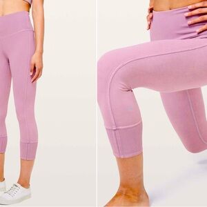 Lululemon Wunder Under Crop Ribbed Jogger Size 12